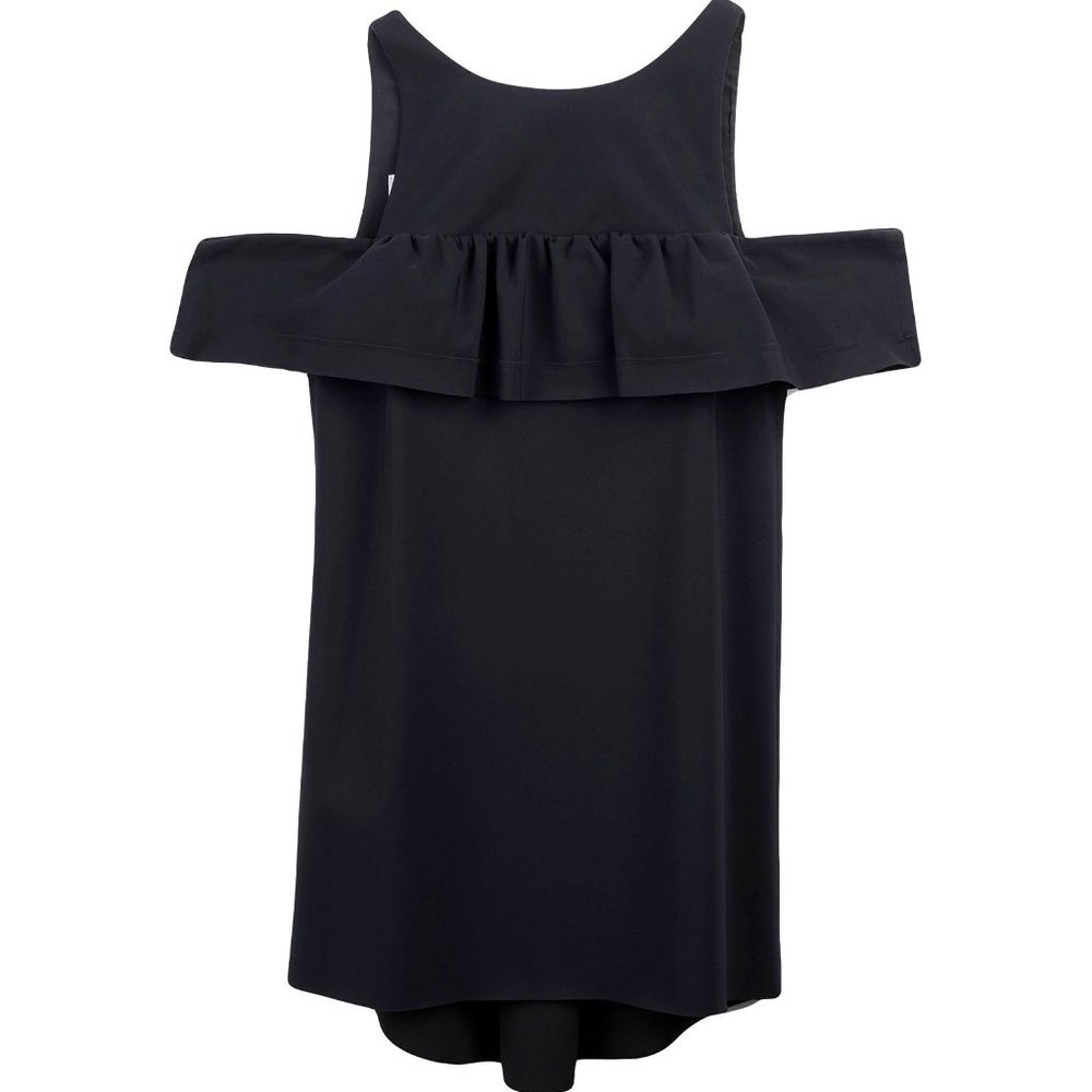 PINKO | Off Shoulder Ruffle Dress | Black